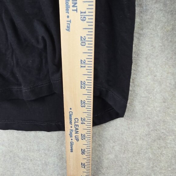 Chicos Black Long Sleeve Top With Ruched Cuffs - Picture 6 of 7